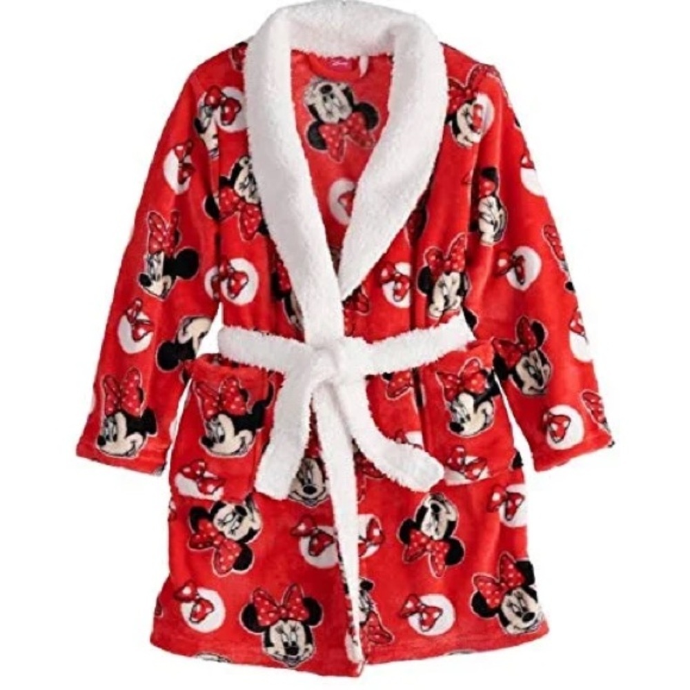 DISNEY Junior Minnie plush robe